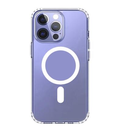 Ochranný kryt s MagSafe na Apple iPhone 15 Pro Max priehľadný 2