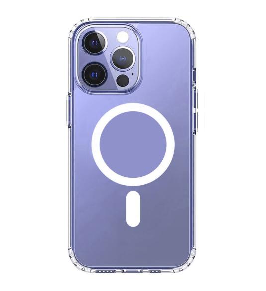 Ochranný kryt s MagSafe na Apple iPhone 15 Pro Max priehľadný