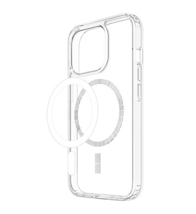 Ochranný kryt s MagSafe na Apple iPhone 15 Pro priehľadný