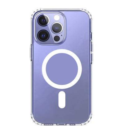 Ochranný kryt s MagSafe na Apple iPhone 15 Pro priehľadný 2