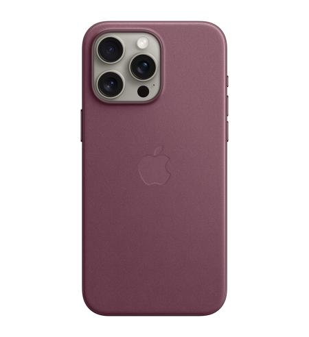 FineWoven kryt s MagSafe na Apple iPhone 15 Pro Max bordový