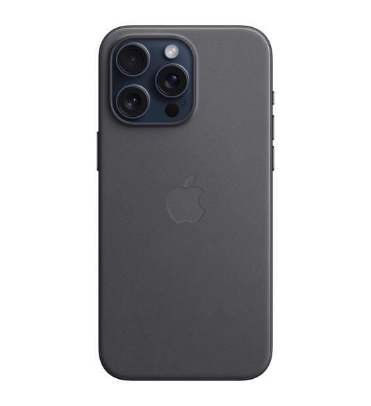 FineWoven Case with MagSafe for Apple iPhone 15 Pro Max black