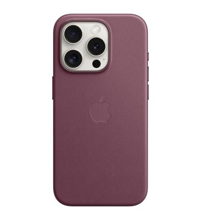 FineWoven Case with MagSafe for Apple iPhone 15 Pro mulberry