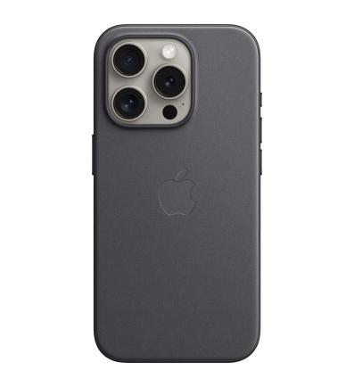 FineWoven Case with MagSafe for Apple iPhone 15 Pro black