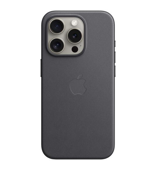 FineWoven Case with MagSafe for Apple iPhone 15 Pro black