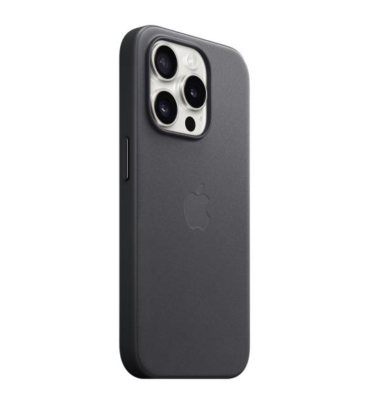 FineWoven Case with MagSafe for Apple iPhone 15 Pro black