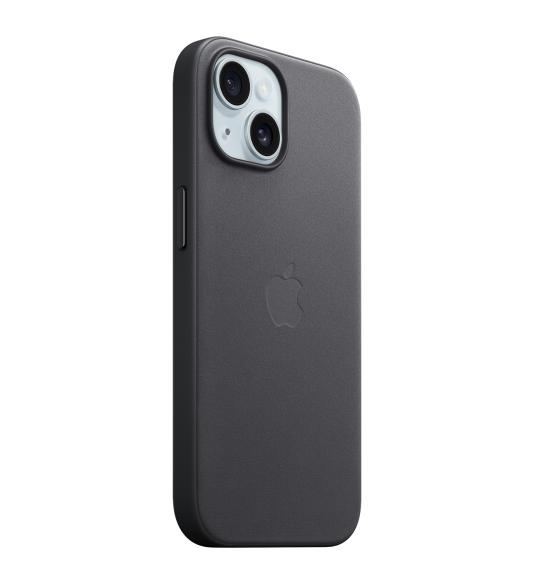 FineWoven Case with MagSafe for Apple iPhone 15 black