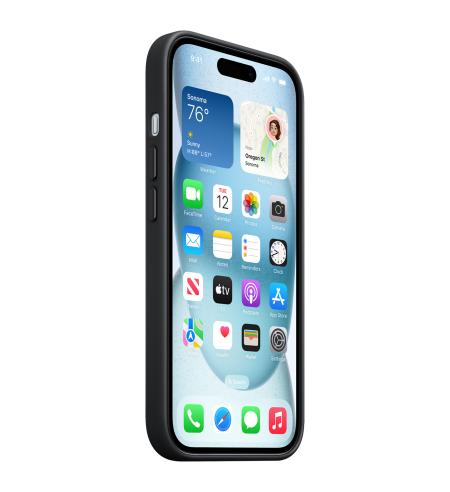 FineWoven kryt s MagSafe na Apple iPhone 15 čierny