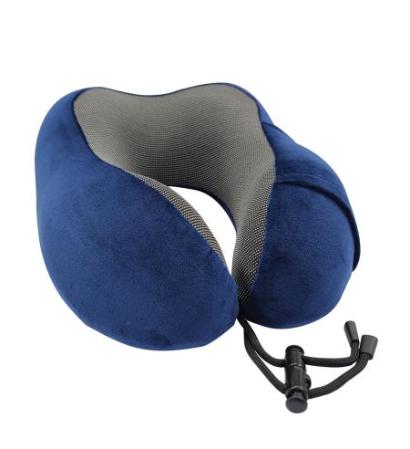 NUVO Travel Pillow with Memory Foam XL blue