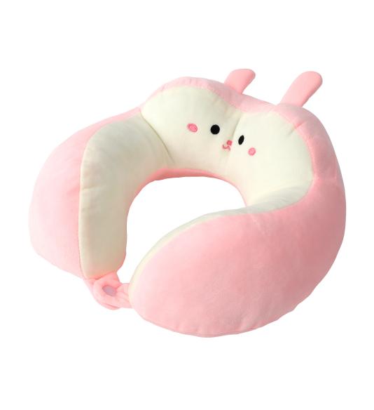 NUVO Travel Pillow for Kids Bunny pink