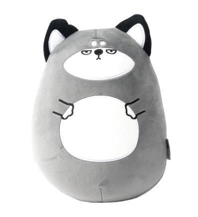NUVO Travel Pillow and Plushie Cat 2-in-1 grey 2