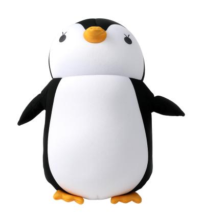 NUVO cestovný vankúš a hračka Tučniak 2 v 1 čierny 2