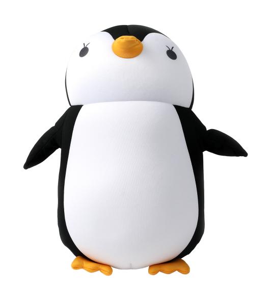 NUVO Travel Pillow and Plushie Penguin 2-in-1 black