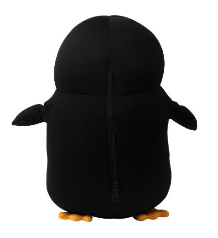 NUVO Travel Pillow and Plushie Penguin 2-in-1 black