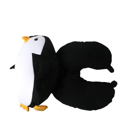 NUVO Travel Pillow and Plushie Penguin 2-in-1 black