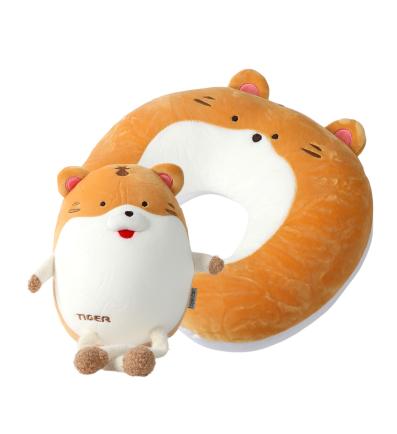 NUVO Travel Pillow and Plushie Tiger 2-in-1 orange