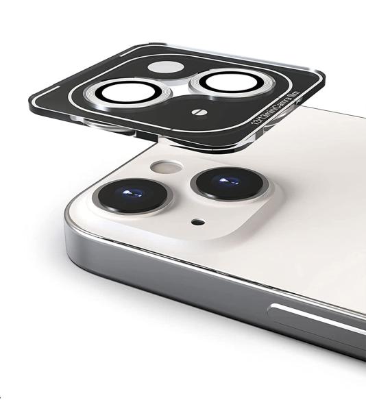 Camera Lens Protector for Apple iPhone 15 and 15 Plus silver