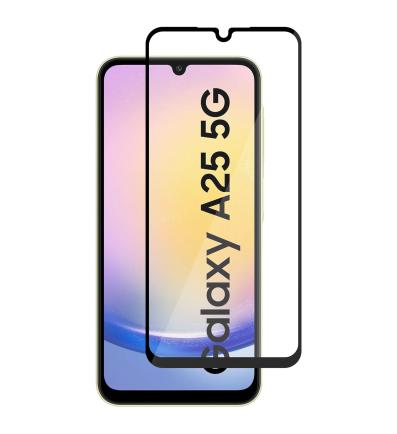 NUVO Tempered Glass Screen Protector for Samsung Galaxy A25 black 2