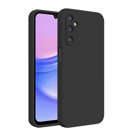 NUVO Silicone Case for Samsung Galaxy A15 black