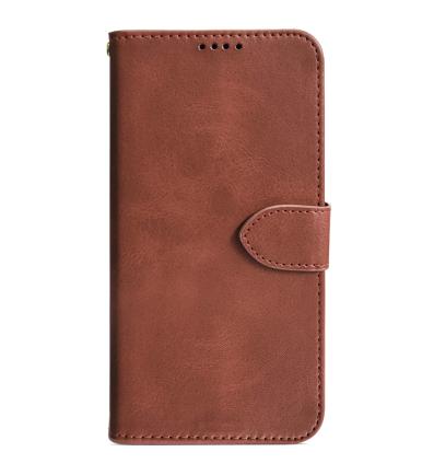 Flipové puzdro na Xiaomi Redmi Note 13 5G hnedé