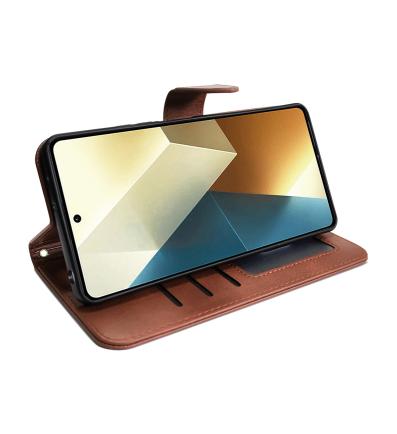 Flip Case for Xiaomi Redmi Note 13 5G brown 2