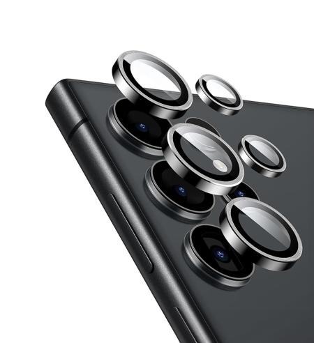 NUVO ochranné sklo kamery na Samsung Galaxy S24 Ultra strieborné