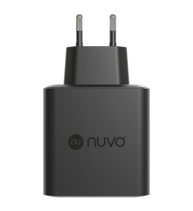 NUVO GaN sieťový adaptér 65 W s Power Delivery a Quick Charge