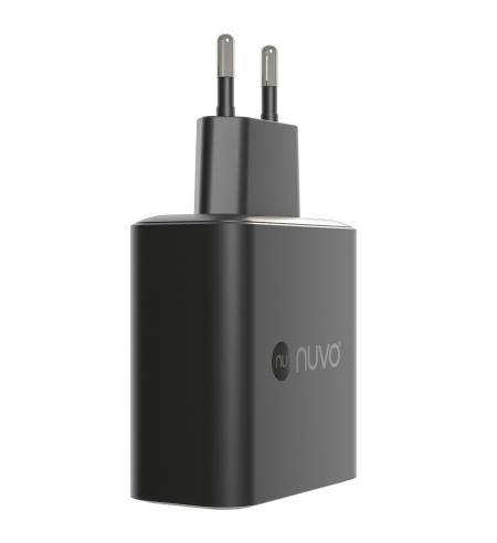 NUVO GaN sieťový adaptér 65 W s Power Delivery a Quick Charge