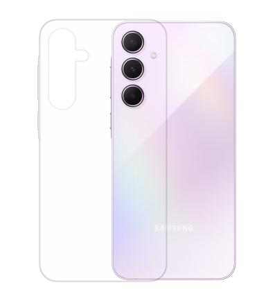 Gumený obal na Samsung Galaxy A55 priehľadný