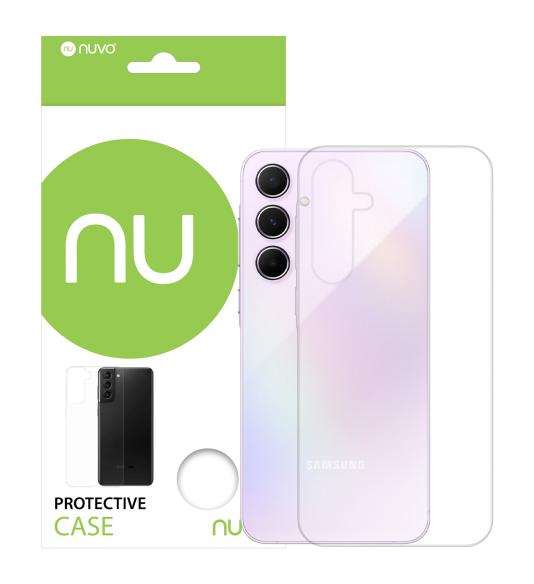 NUVO TPU Rubber Cover for Samsung Galaxy A55 clear