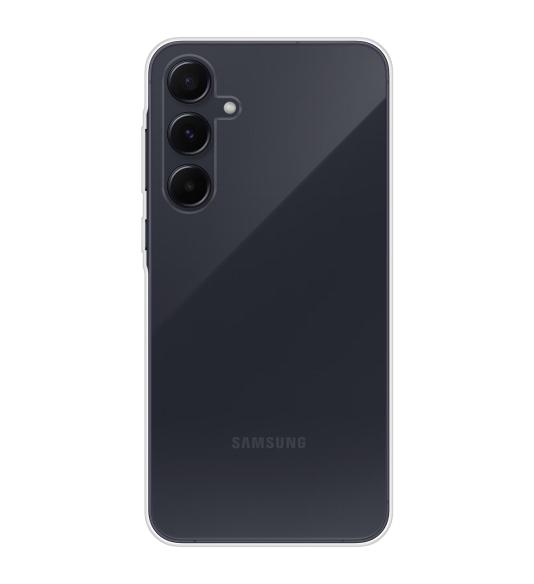 Gumený obal na Samsung Galaxy A55 priehľadný