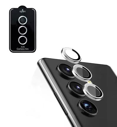 Camera Lens Protector for Samsung Galaxy A35 silver