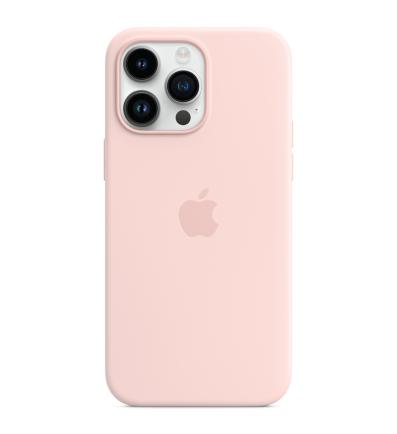 Silicone Case with MagSafe for  Apple iPhone 14 Pro Max chalk pink