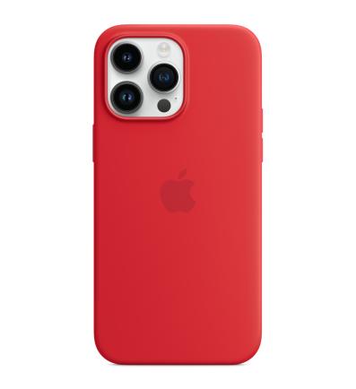 Silicone Case with MagSafe for  Apple iPhone 14 Pro Max red