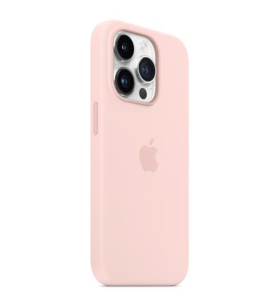 Silikónový obal s MagSafe na Apple iPhone 14 Pro chalk pink 2