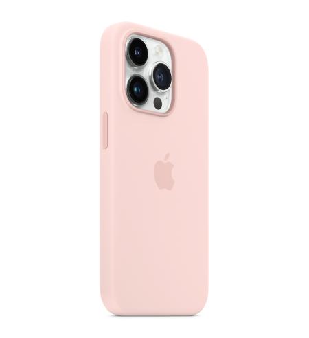 Silikónový obal s MagSafe na Apple iPhone 14 Pro chalk pink