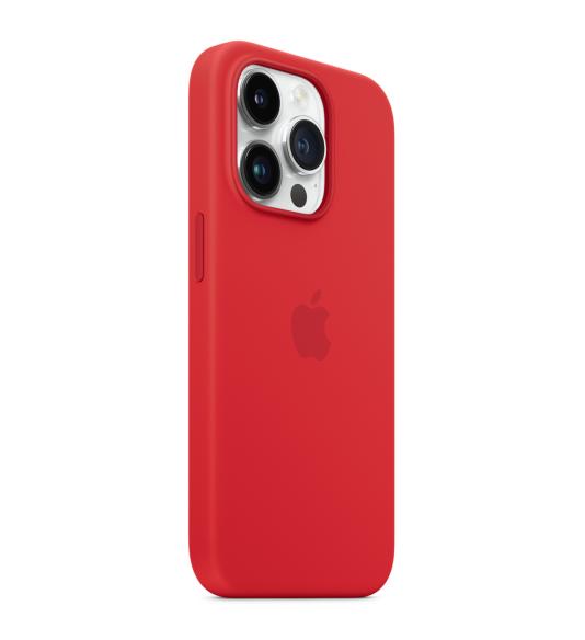 Silicone Case with MagSafe for  Apple iPhone 14 Pro red
