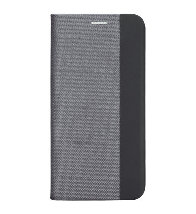 Flipové puzdro Fabric na Honor 90 Lite 5G sivé