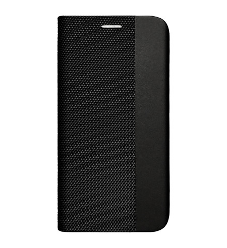 Flipové puzdro Fabric na Honor 90 Smart čierne