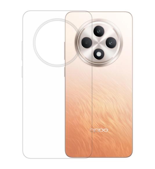 NUVO TPU Rubber Cover for Oppo Reno12 FS 5G clear