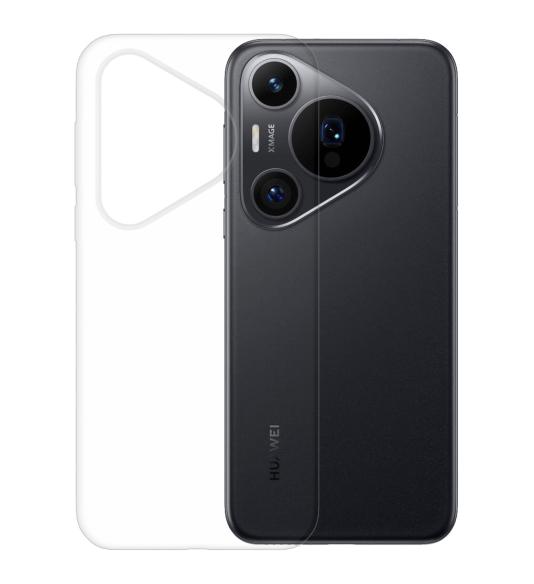 NUVO TPU Rubber Cover for Huawei Pura 70 Pro 4G clear