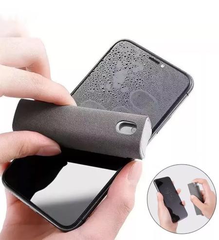 Cleaning spray and cloth 2-in-1