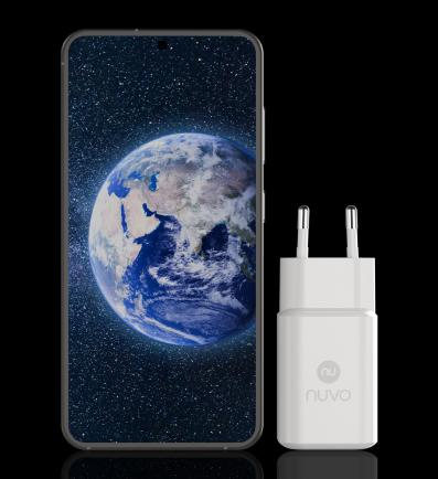 NUVO 45 W GaN Charging Adapter with USB-A and USB-C ports 2