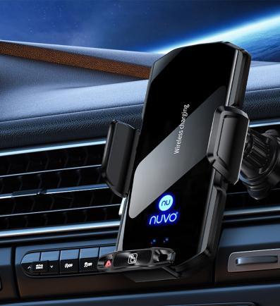 NUVO držiak na mobil do auta s 15 W bezdrôtovým nabíjaním 2