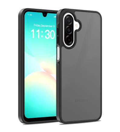 Ochranný kryt s magnetickým kruhom na Samsung Galaxy A17 čierny