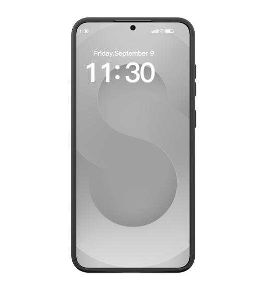 Ochranný kryt s magnetickým kruhom na Samsung Galaxy S25 FE čierny