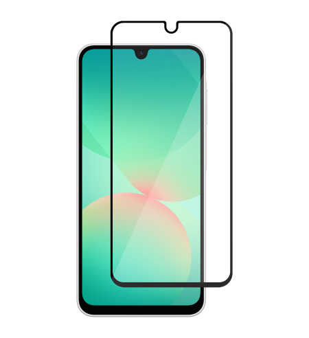 NUVO Tempered Glass Screen Protector for Samsung Galaxy A26 black