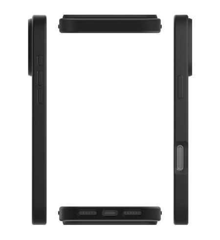 Protective case with magnetic ring for Apple iPhone 17 Pro Max black