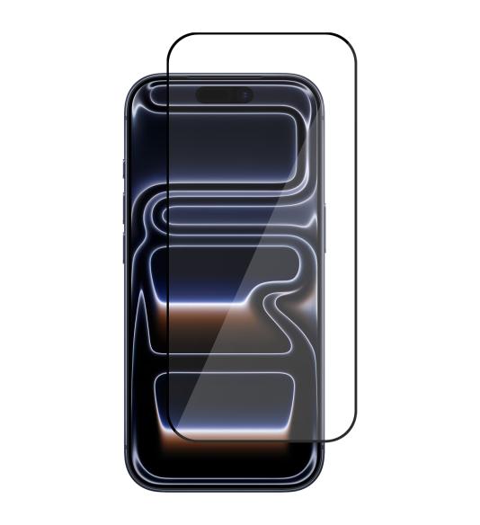 NUVO ochranné sklo na displej pre Apple iPhone 17 Pro čierny rám