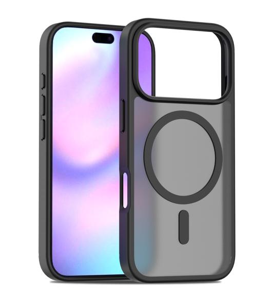 Ochranný kryt s magnetickým kruhom na Apple iPhone 17 Pro čierny